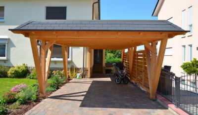 Wood Carport Installation!